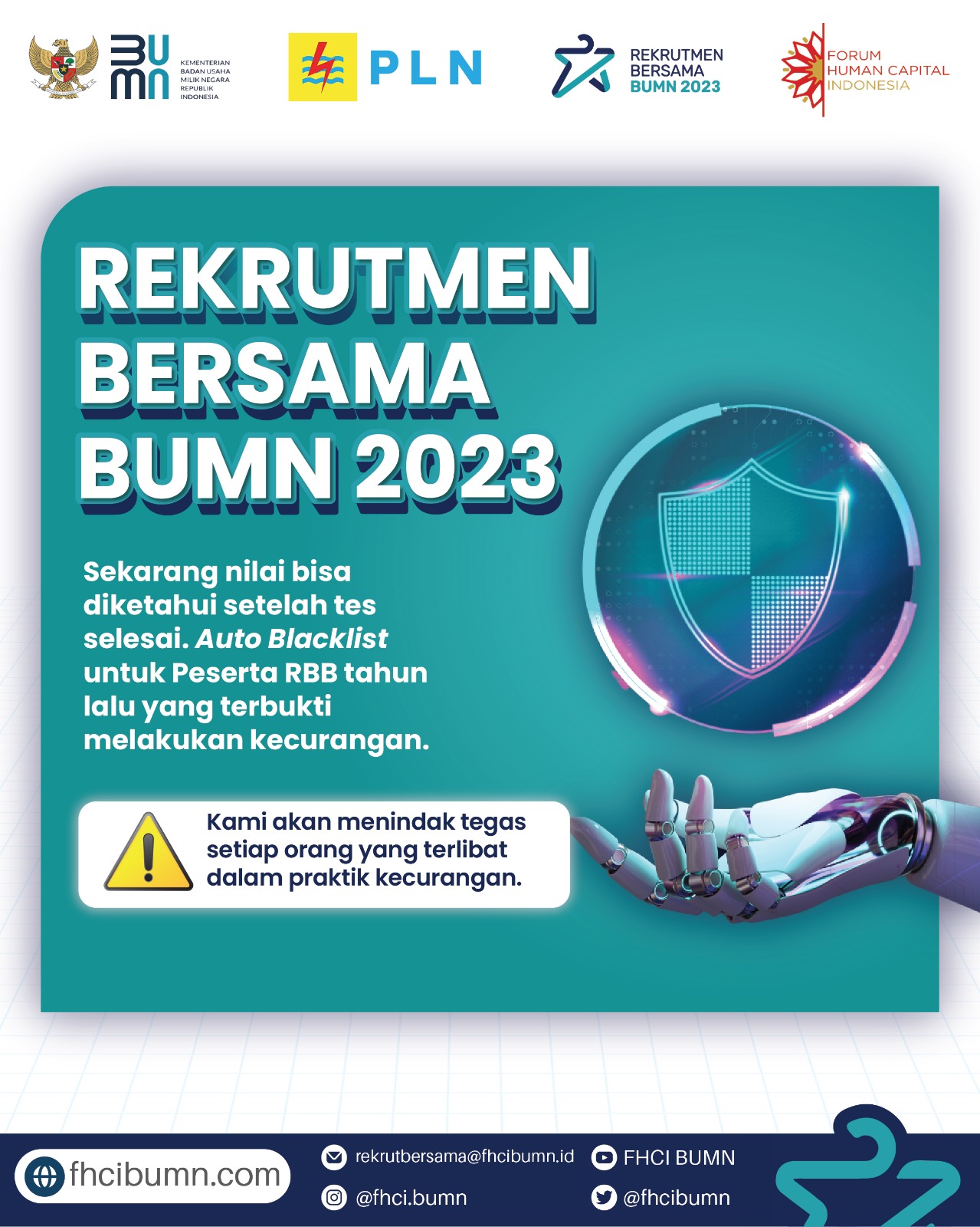 PLN Buka 32 Lowongan Pekerjaan di Rekrutmen Bersama BUMN 2023