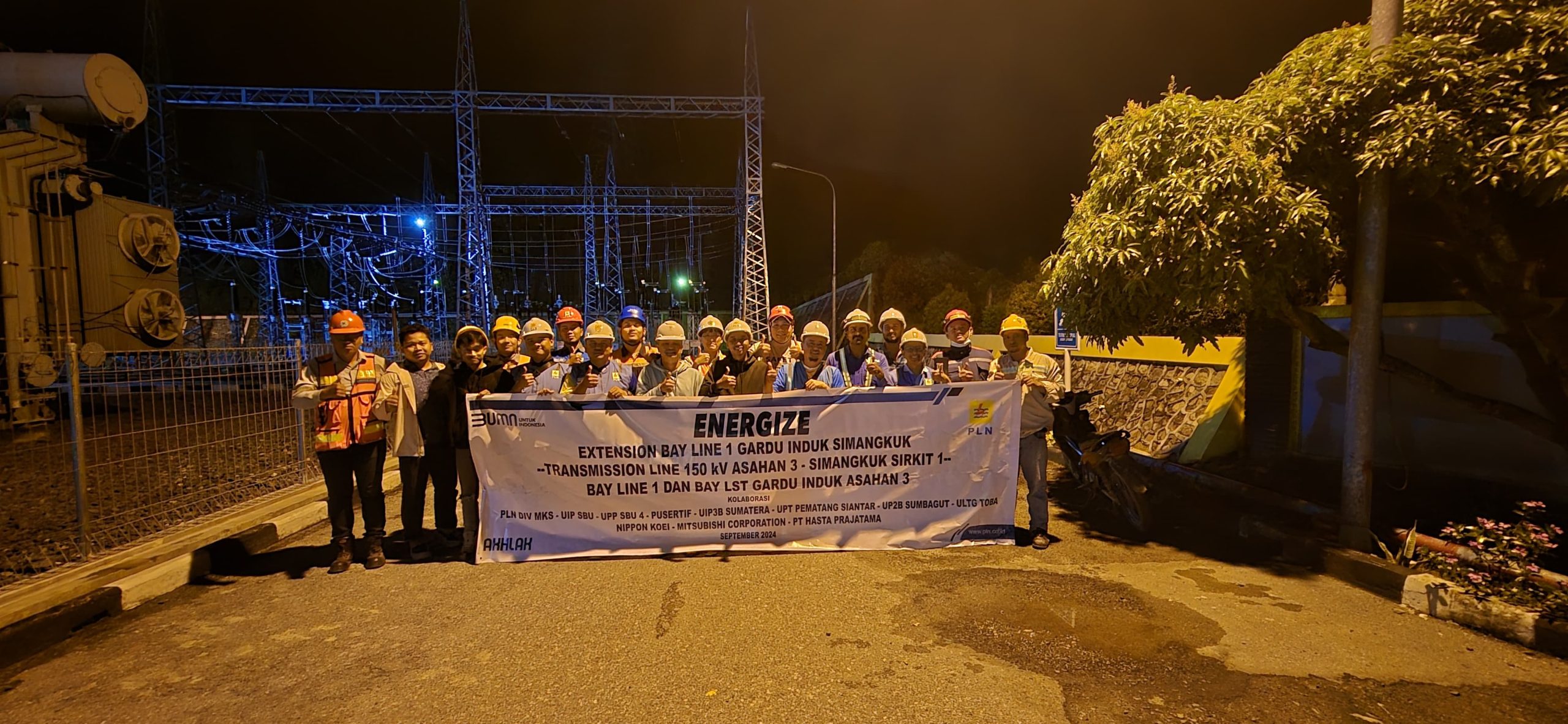 Jelang Natal 2024 dan Tahun Baru 2025, GI dan SUTT Asahan 3 – Simangkuk Resmi Energize