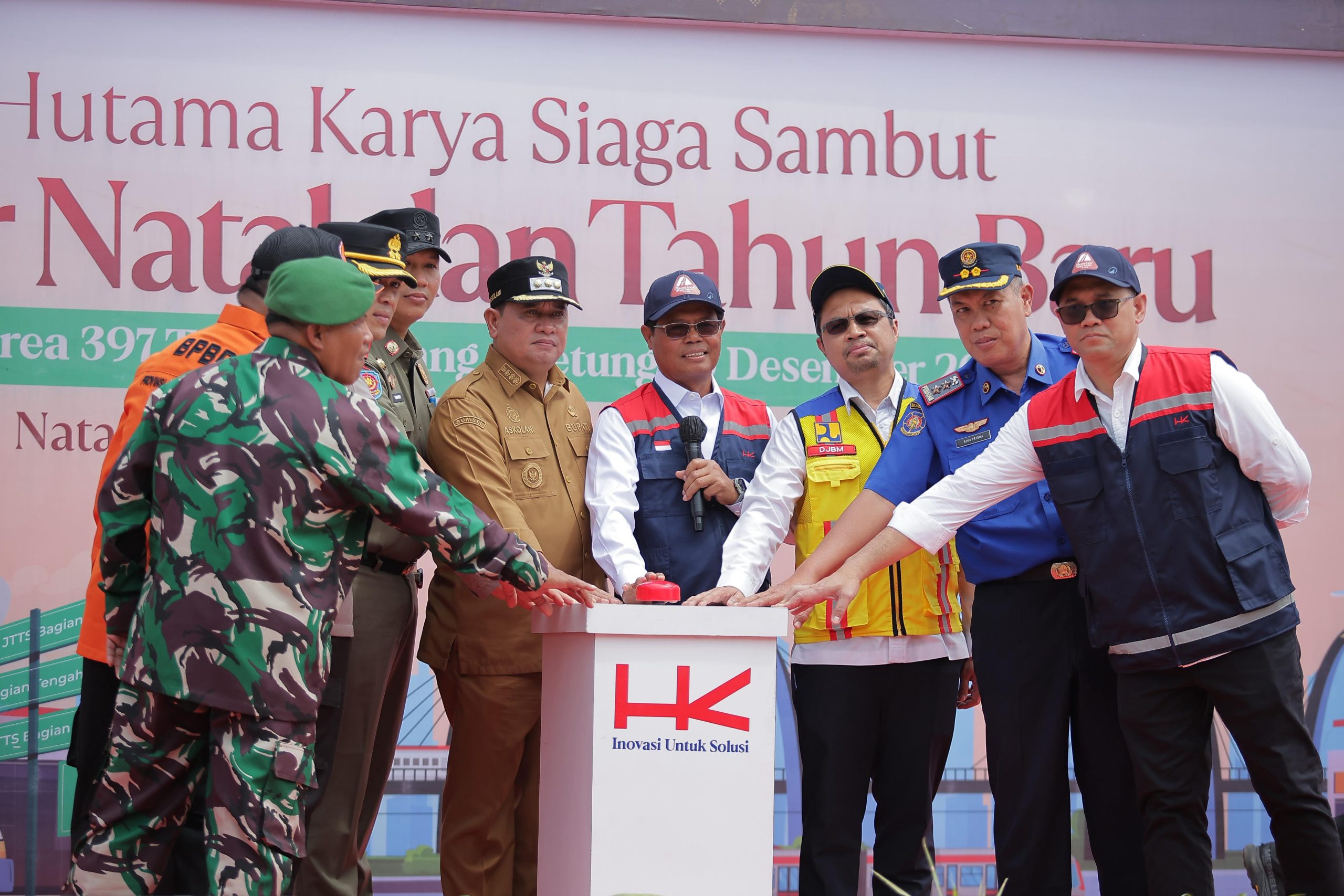 Apel Siaga, Hutama Karya Pastikan Jalan Tol Trans Sumatera Layani Nataru 2025//2026