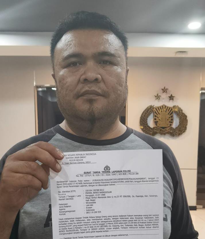 Brutal! Gegara Sandal, Sorang Dokter di Bogor Ancam Pasien Dengan Golok
