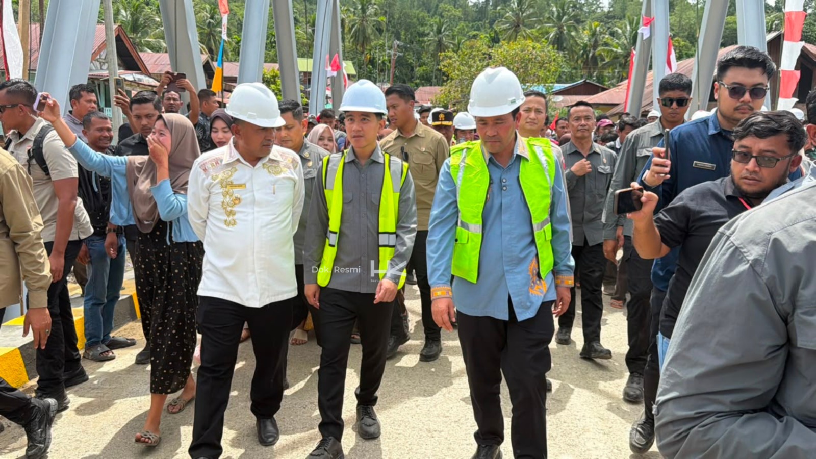 Wakil Presiden RI Tinjau Proses Rehabilitasi Jembatan Lumut, Dorong Penguatan Konektivitas di Aceh