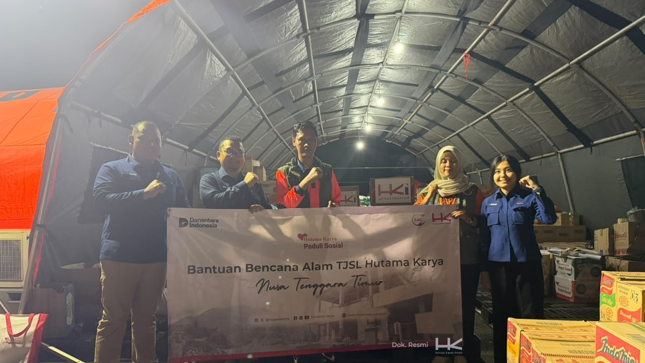Hutama Karya Hadir untuk NTT, Dukung Penanganan Tanggap Darurat Gempa